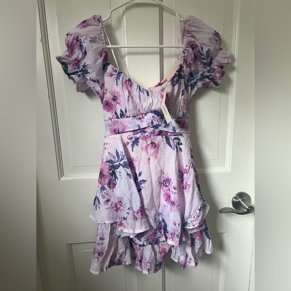 Floral Ruffle Romper Women’s - Francesca’s